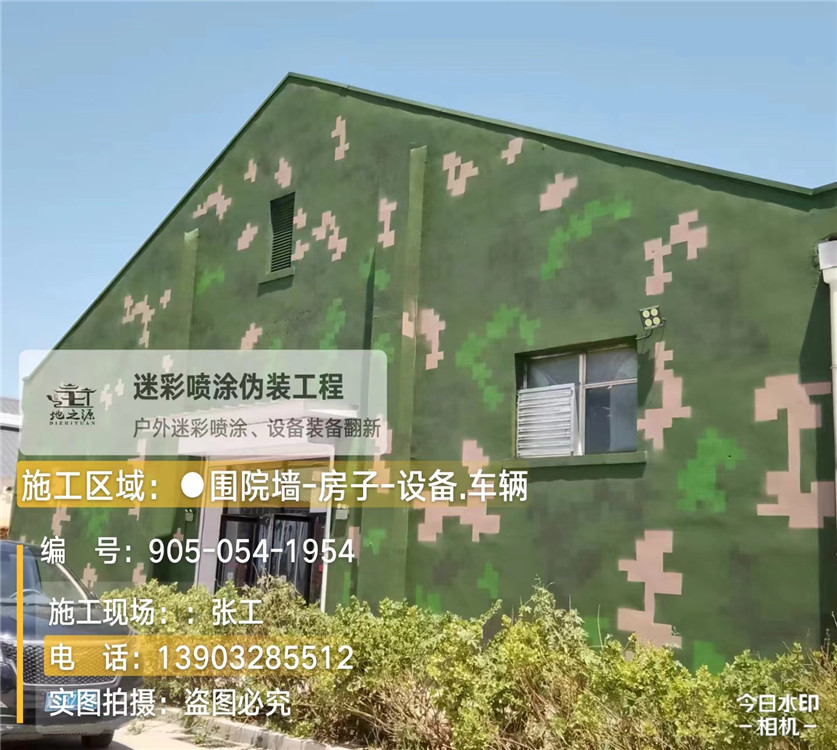 芜湖外墙数码迷彩漆施工报价清单(100㎡标准墙面测算)